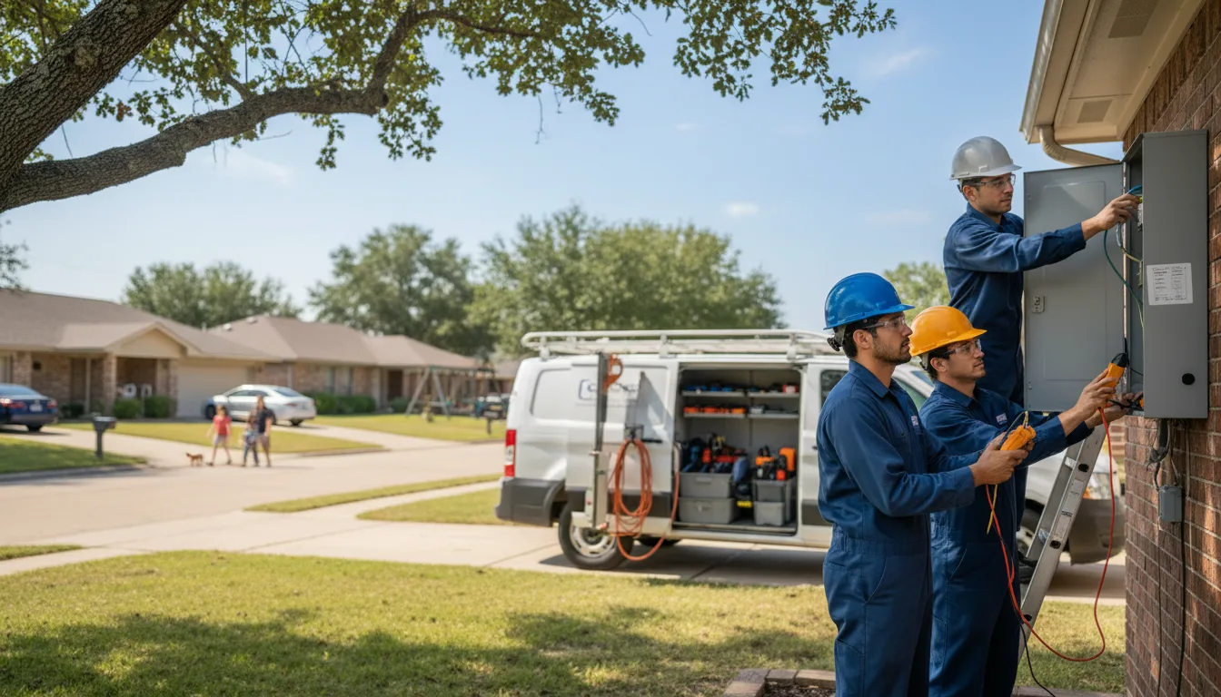 Certified electrician providing emergency electrical services in Corapeake, NC